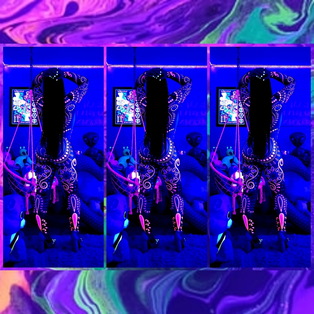 Festival Bloom UV Reactive Catsuit